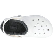 Crocs Kids Classic Lined White Clogs