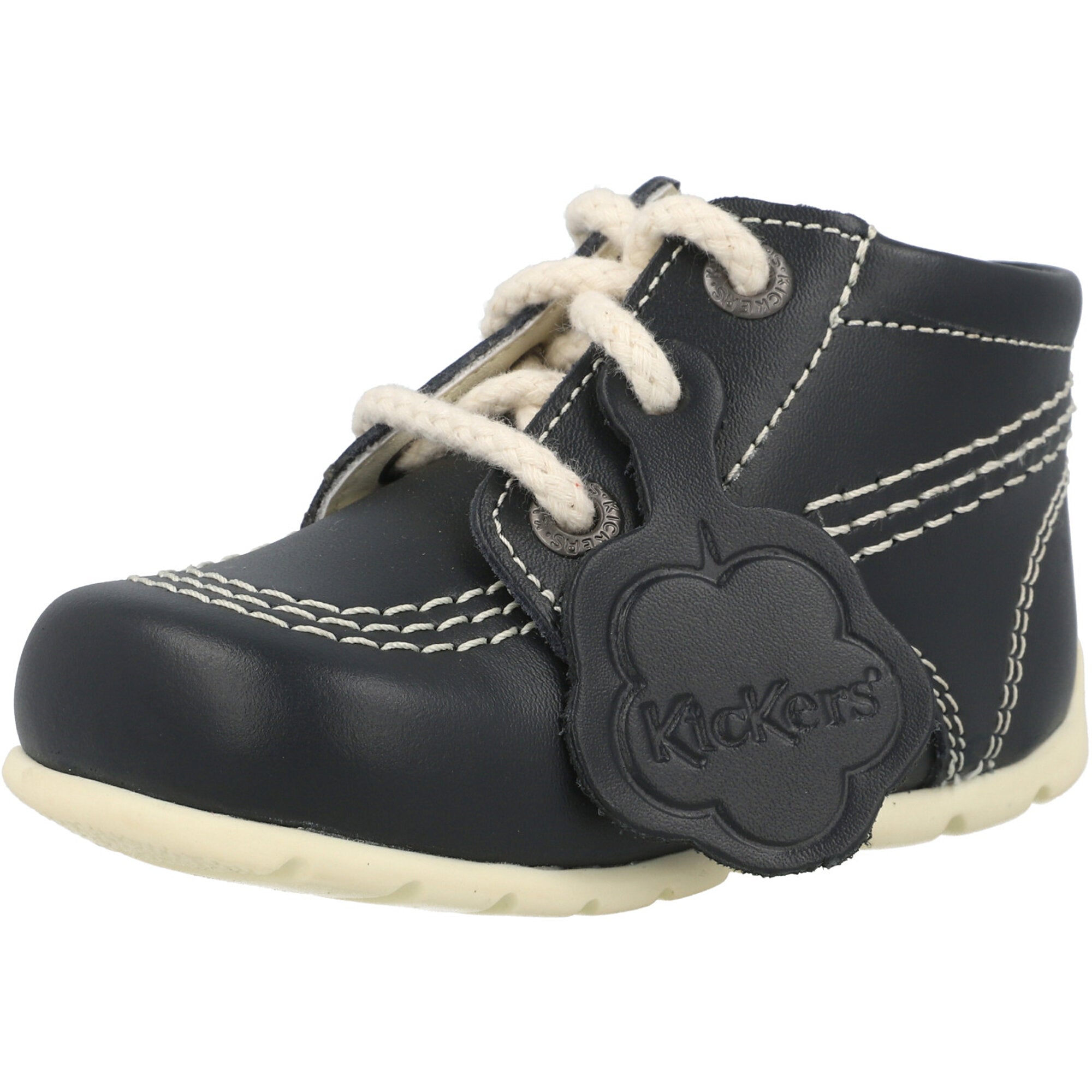 Stivaletti Kickers In Pelle Per Bambina - Modo Kick Col