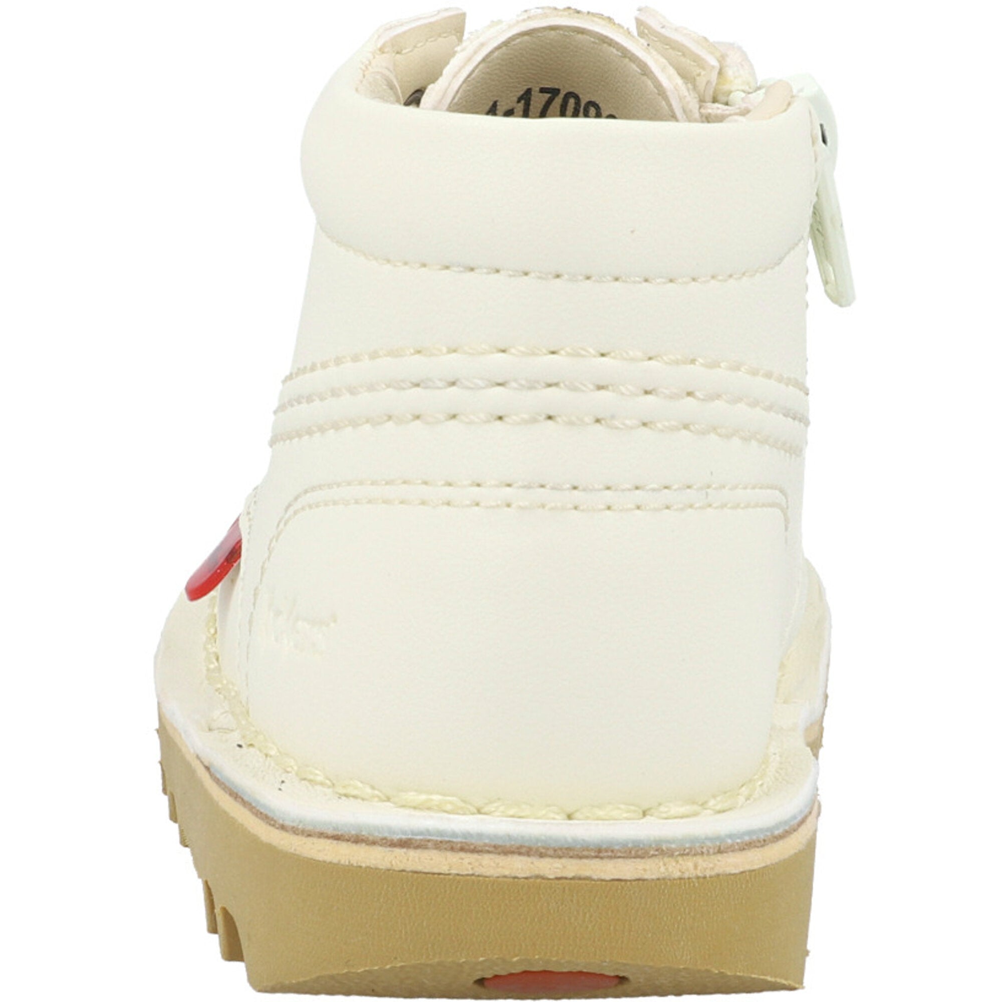 Kickers Kick Hi Vegan White Ankle Boots
