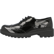 Geox Casey Black Leather Shoes