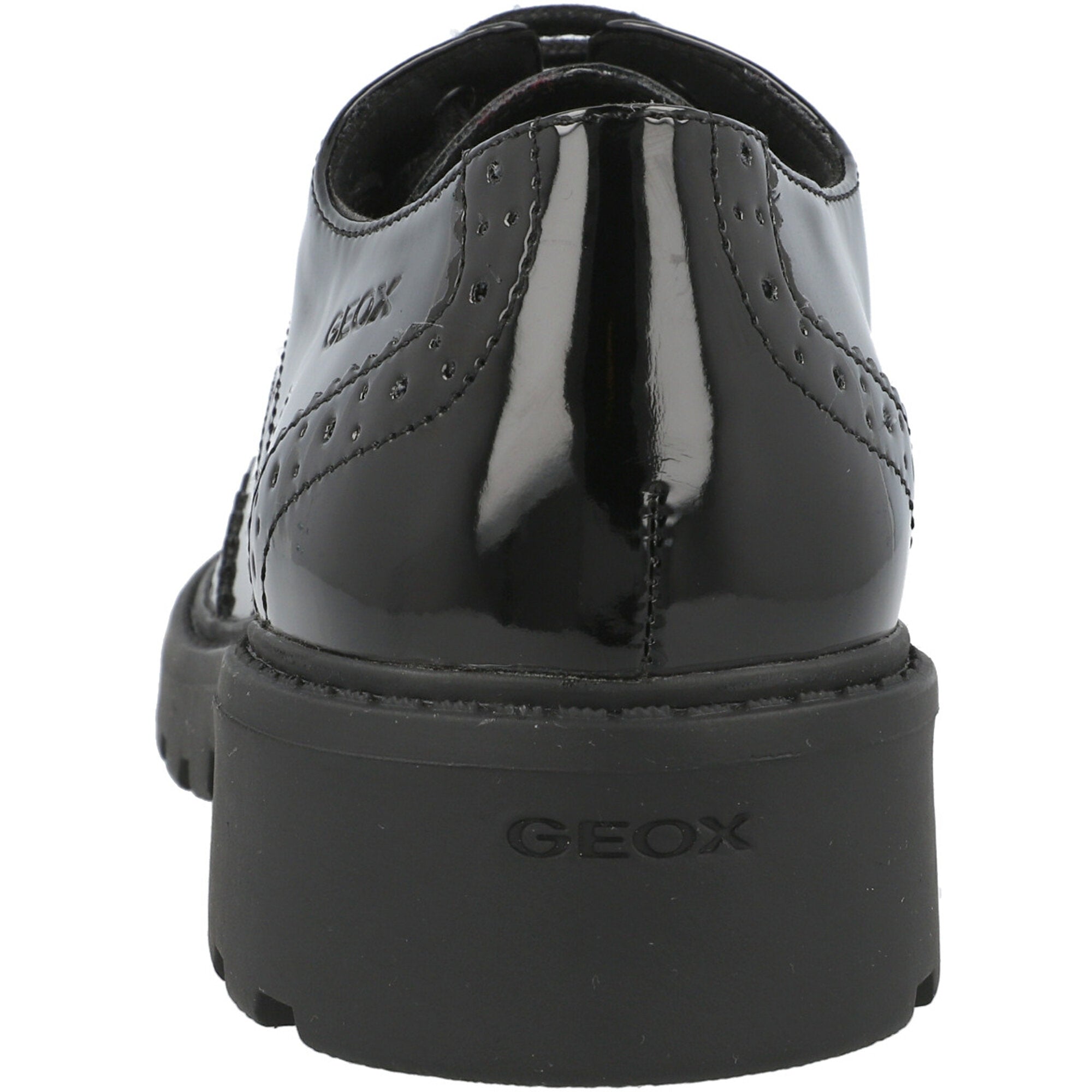 Geox Casey Black Leather Shoes