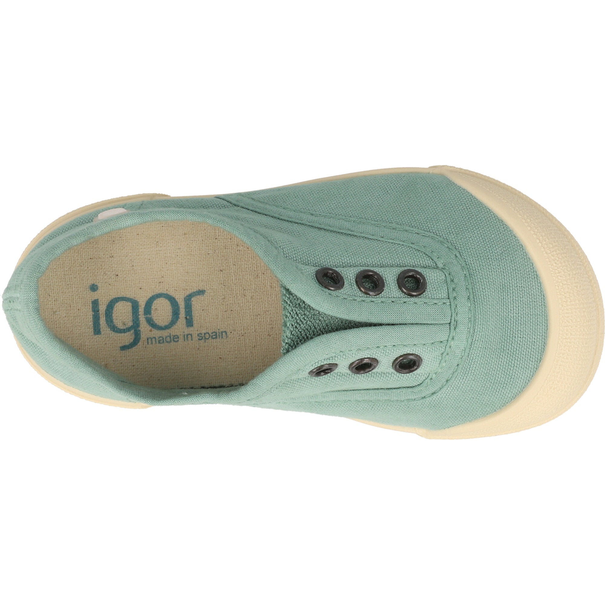 Igor Lona Green Canvas Shoes