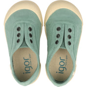 Igor Lona Green Canvas Shoes