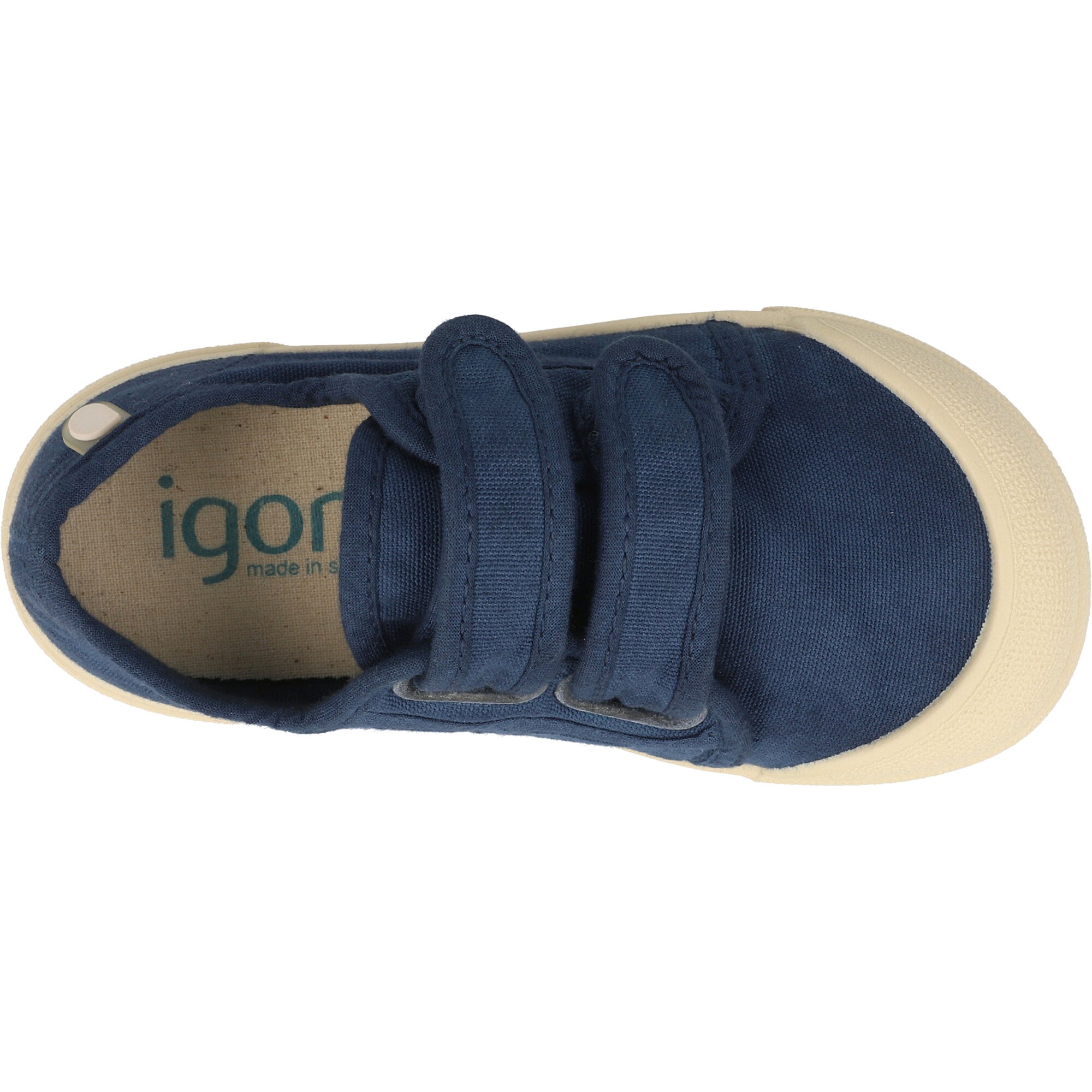 Igor Lona V Navy Canvas Pumps