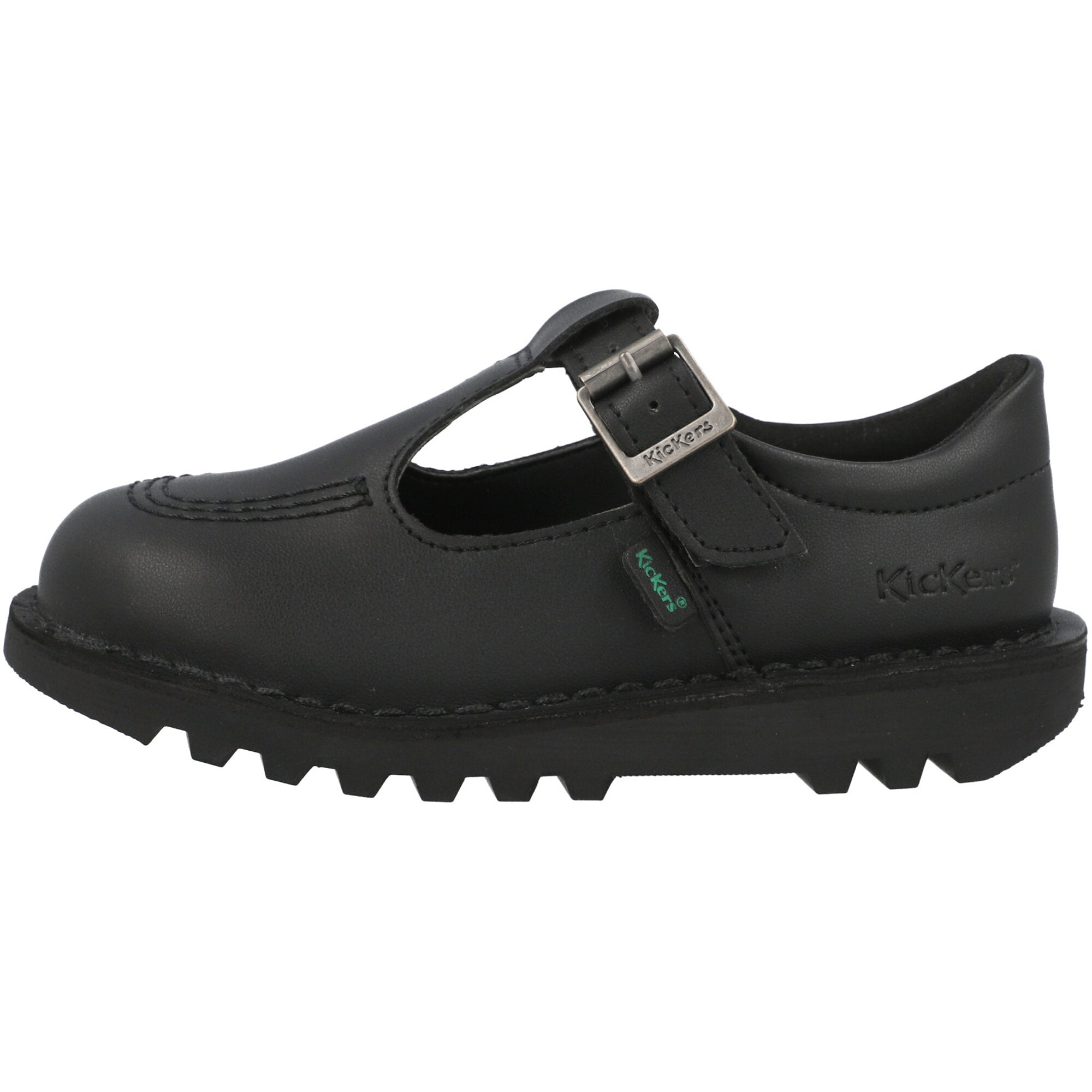 Kickers Kick T Vegan Black School Shoes