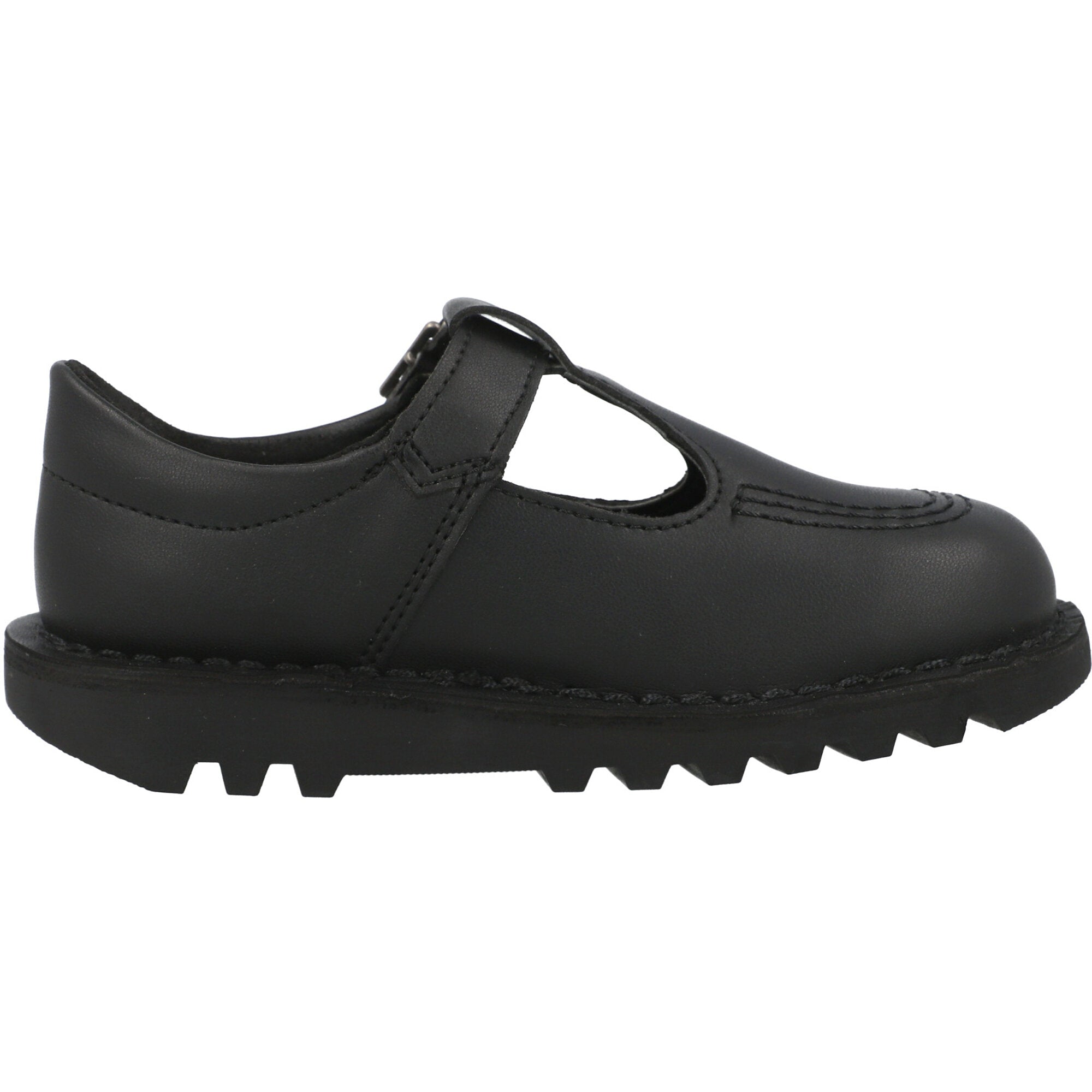Kickers Kick T Vegan Black School Shoes
