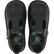 Kickers Kick T Vegan Black School Shoes