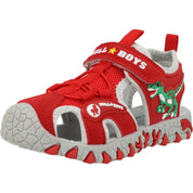Bull Boys Velociraptor Lights Red Sandals