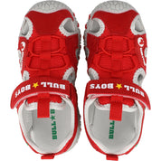 Bull Boys Velociraptor Lights Red Sandals