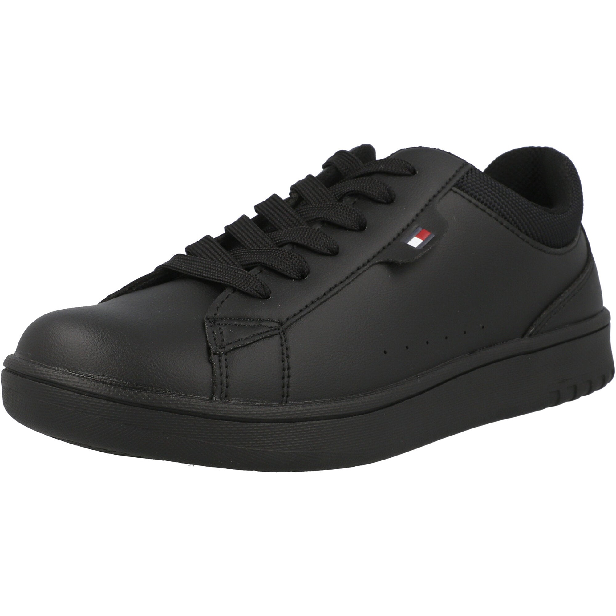 Tommy Hilfiger Black Low-Top Trainers – Awesome Shoes