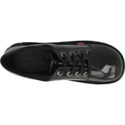 Kickers Kick Lo Black Patent School Shoes