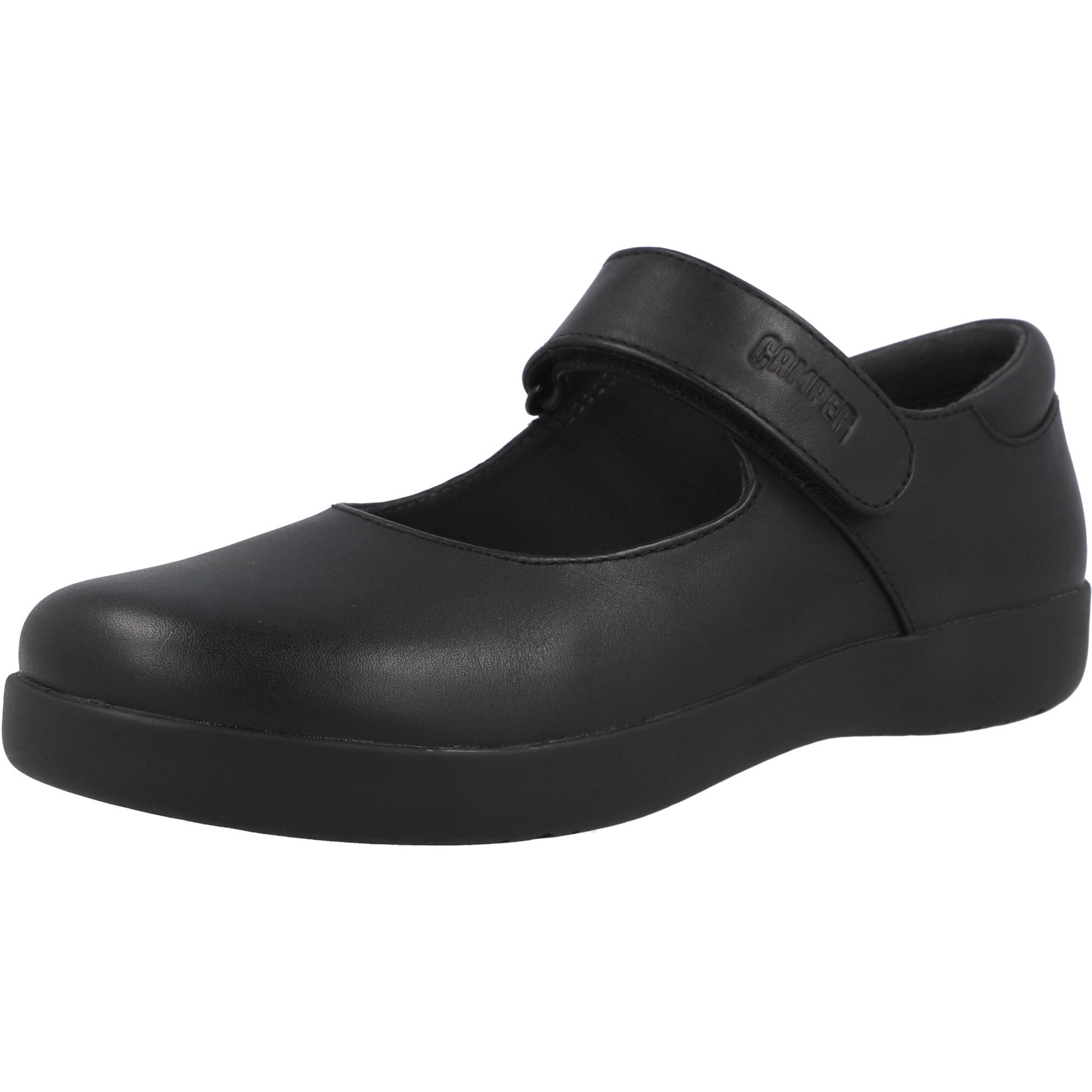 Camper Kids Spiral Black Shoes