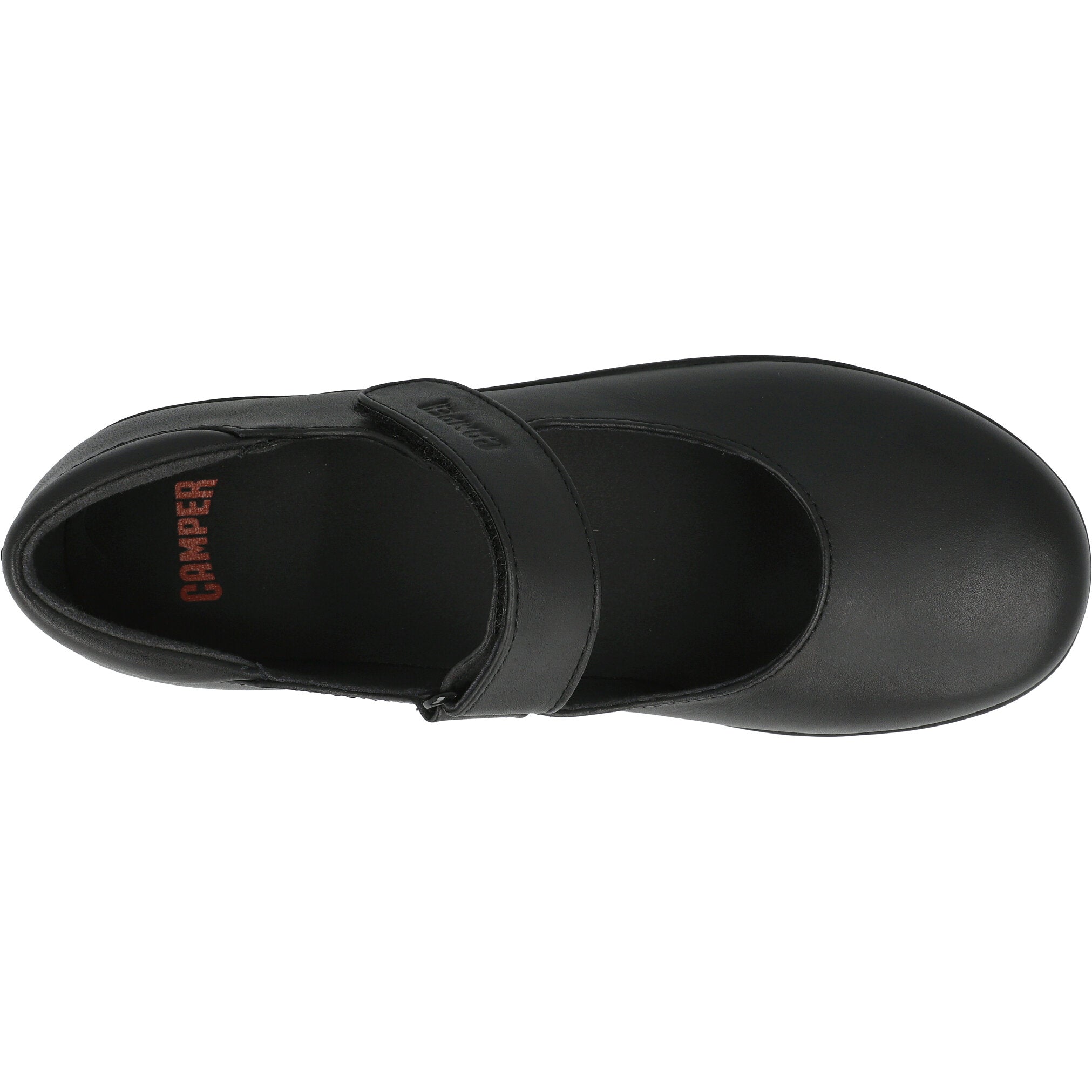 Camper Kids Spiral Black Shoes