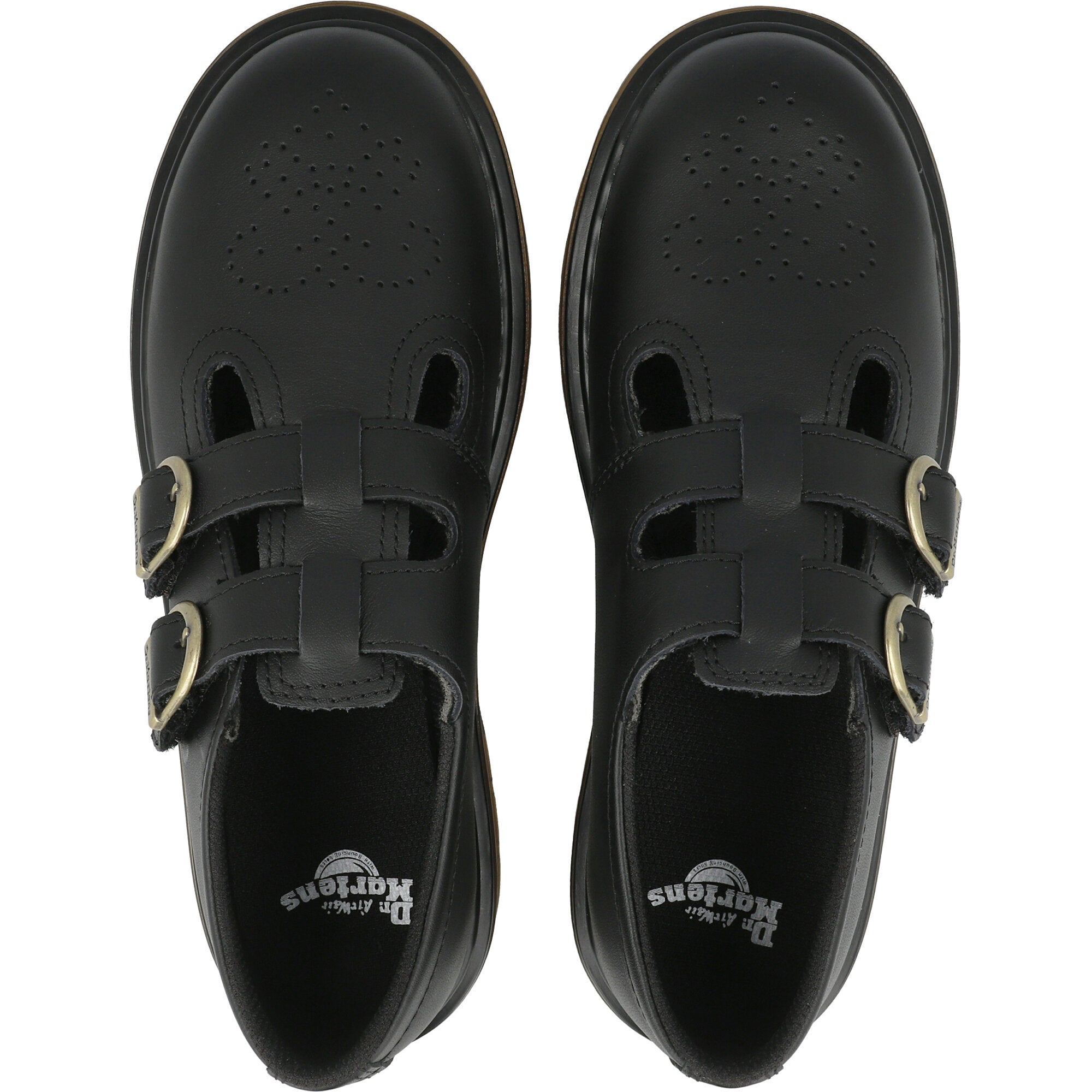 Dr Martens 8065 Black T-Bar Shoes