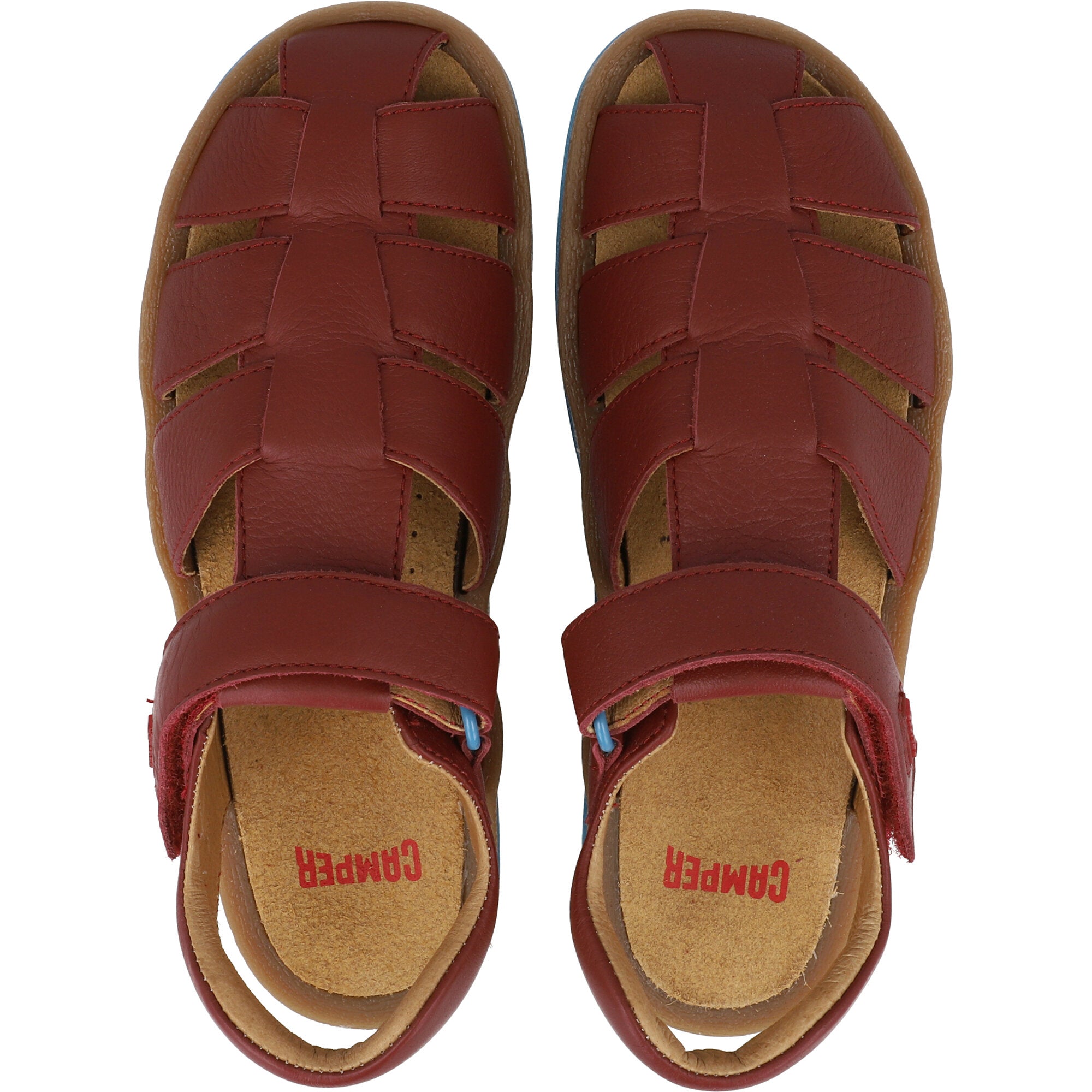 Camper Kids Bicho Burgundy Sandals