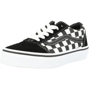 Vans YT Ward Black Checkered Trainers