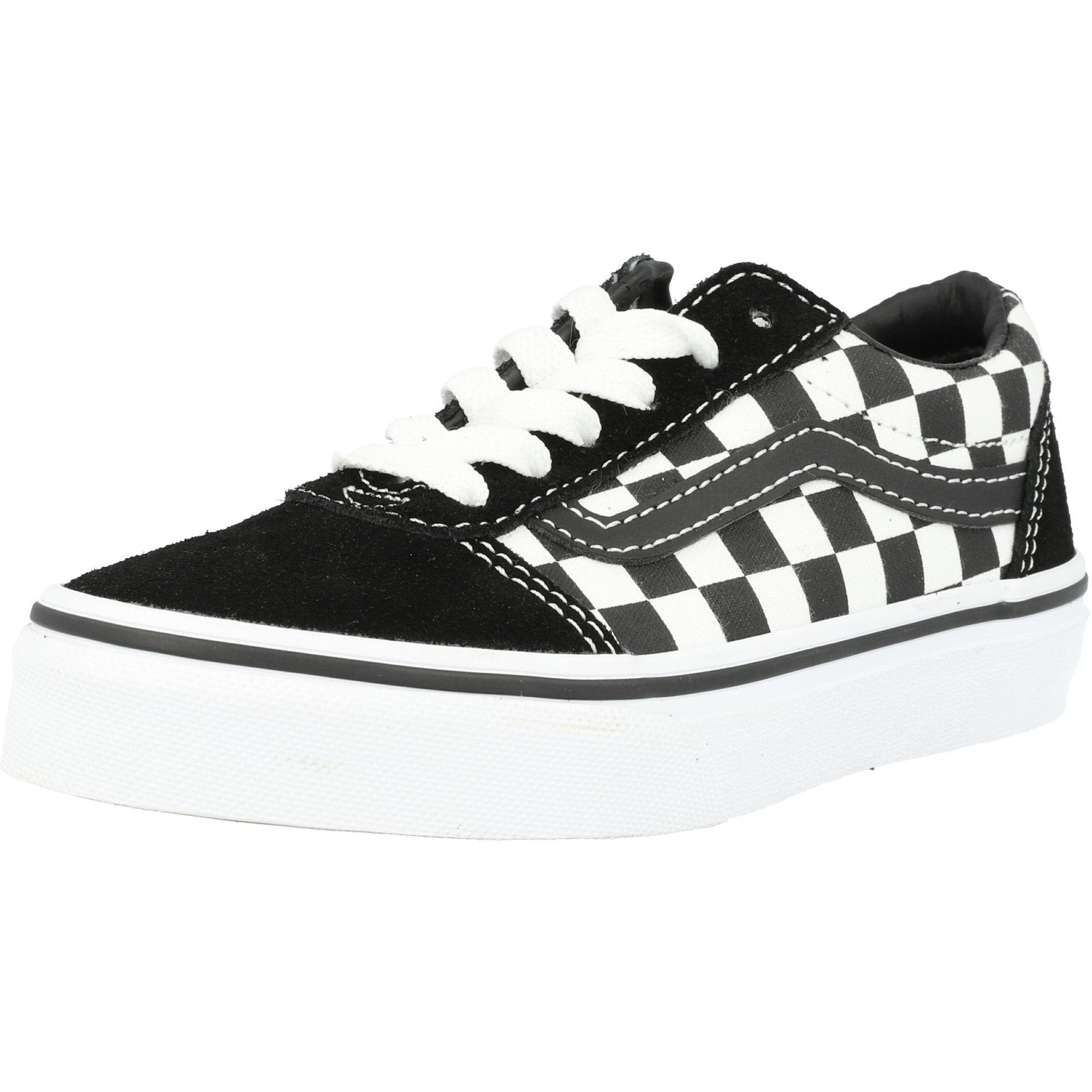 Vans YT Ward Black Checkered Trainers