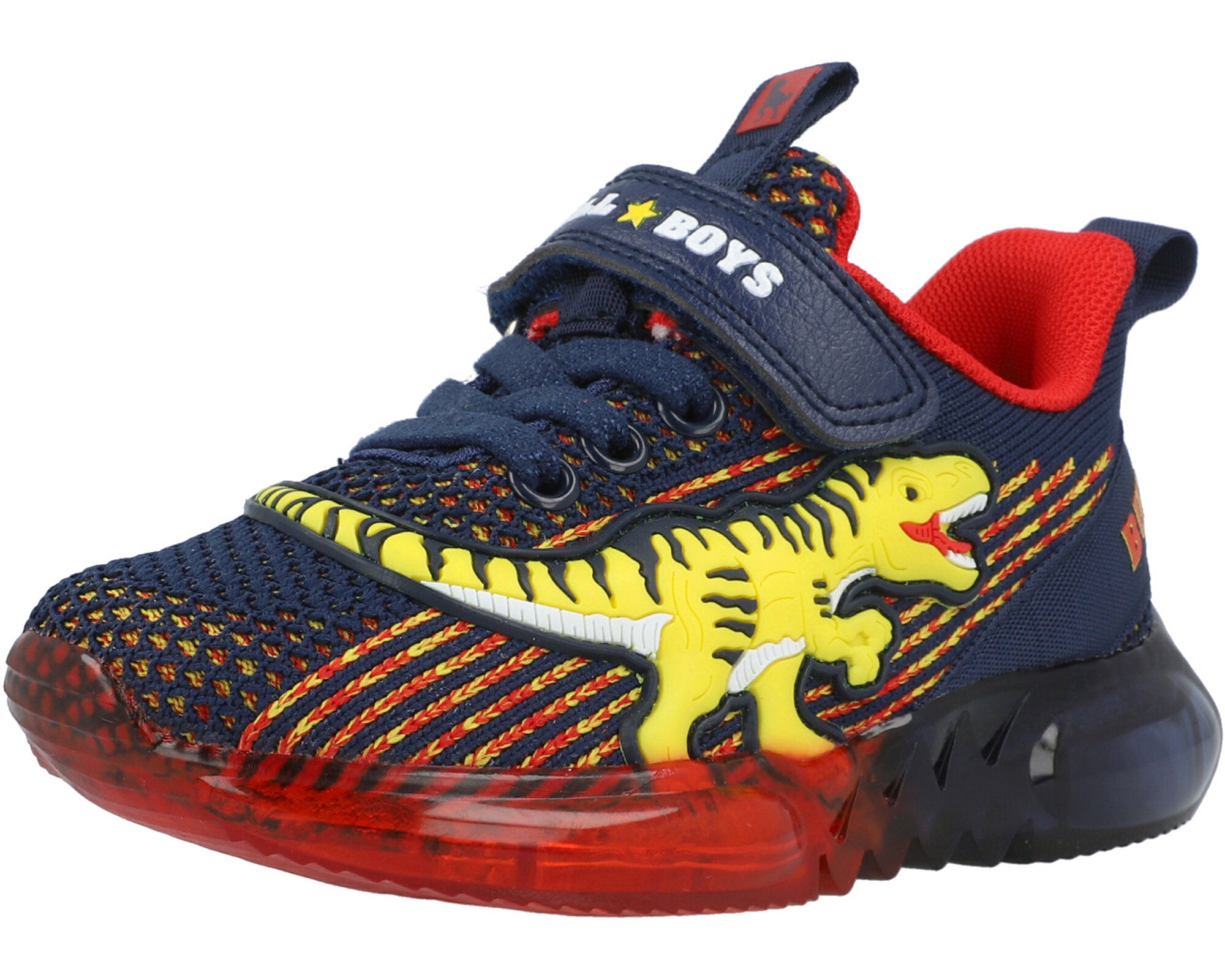 Bull Boys T-Rex Lights Blue Trainers