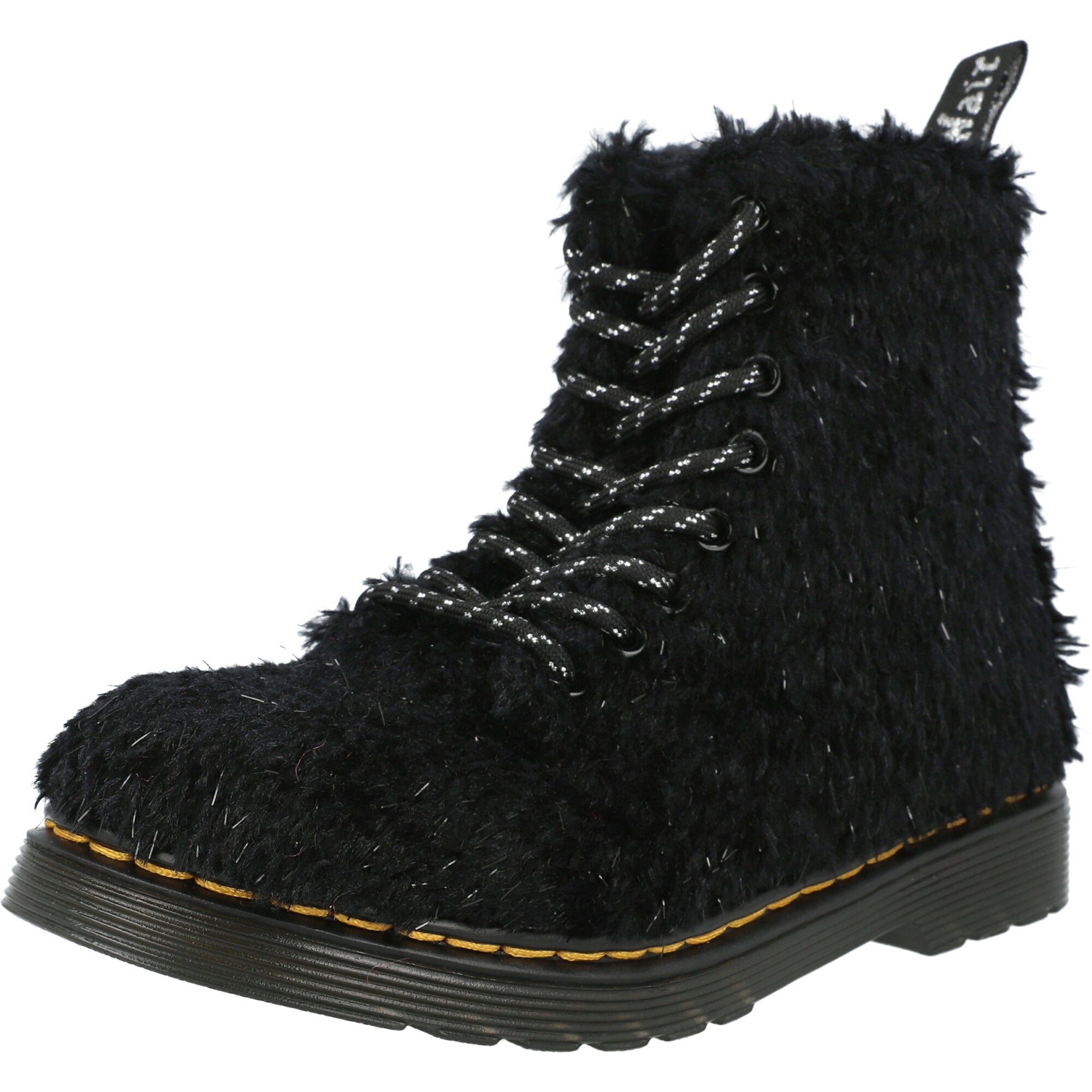 Dr Martens 1460 Pascal Junior Black Tinsel Boots – Awesome Shoes