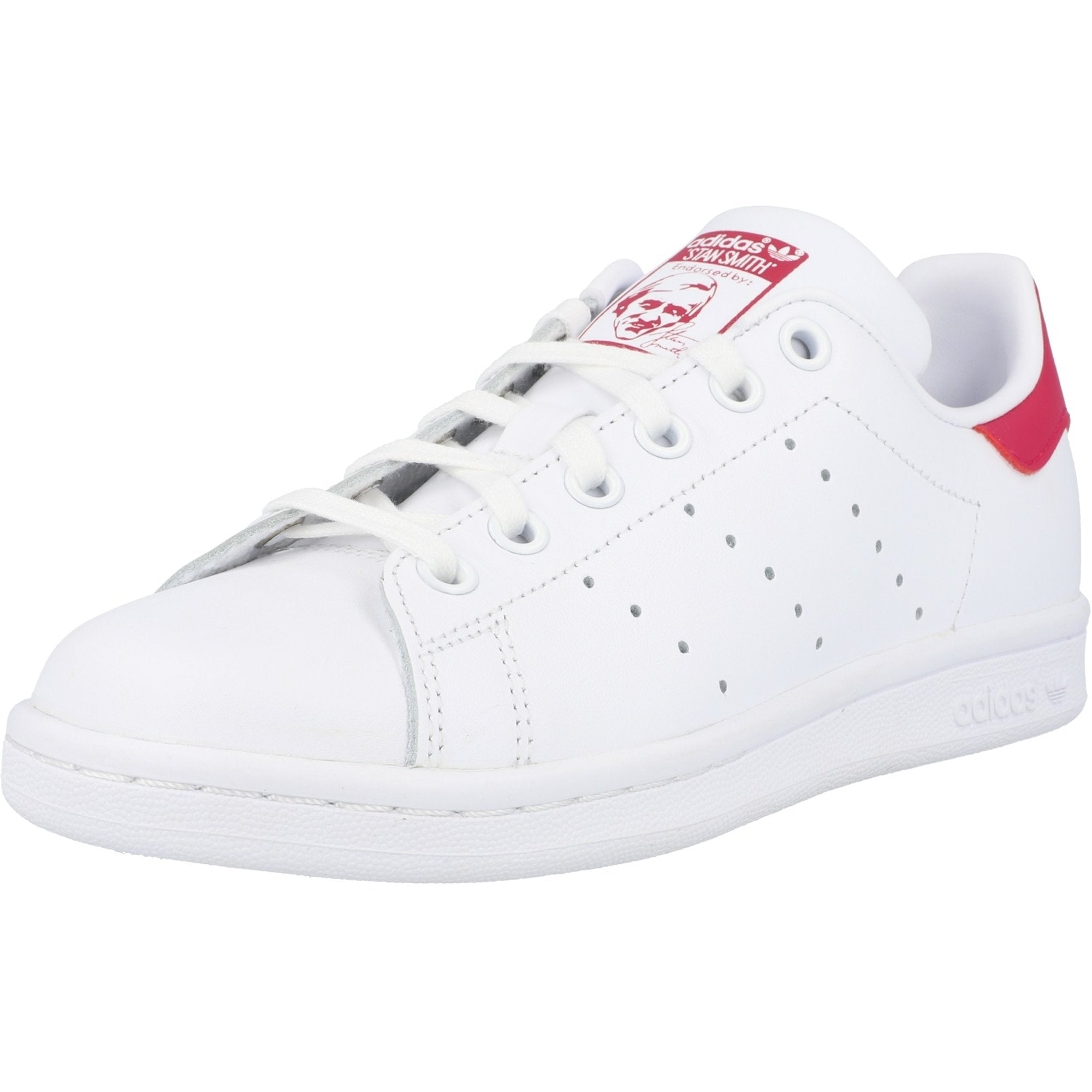 adidas Stan Smith Junior White Pink Trainers – Awesome Shoes
