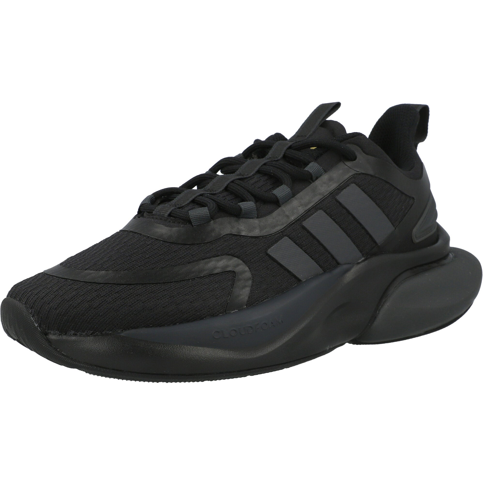 adidas AlphaBounce Plus Core Black Carbon Gold Trainers – Awesome