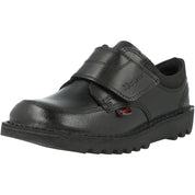Kickers Kick Scuff Lo Black School Shoes