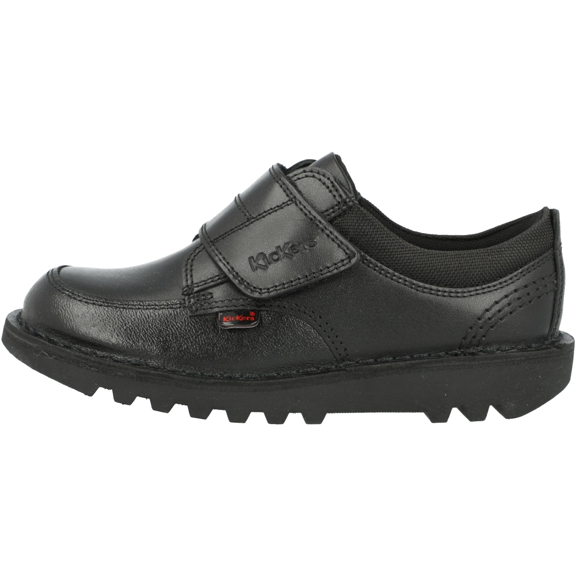 Kickers Kick Scuff Lo Black School Shoes