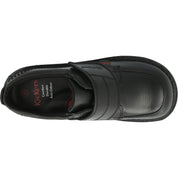 Kickers Kick Scuff Lo Black School Shoes