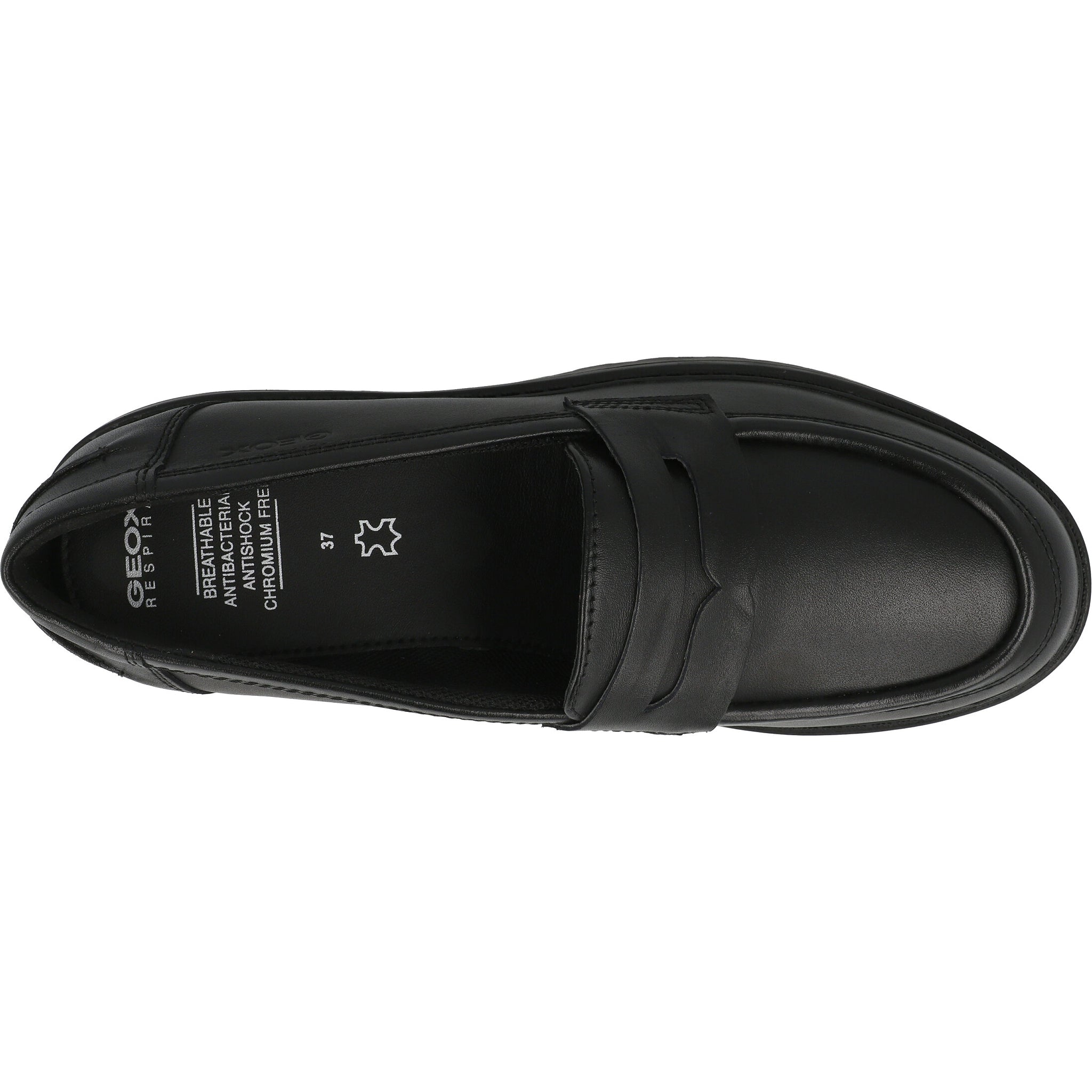 Geox Casey Black Loafers
