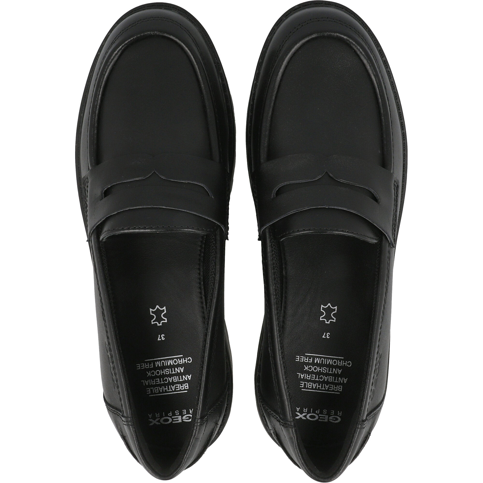 Geox Casey Black Loafers