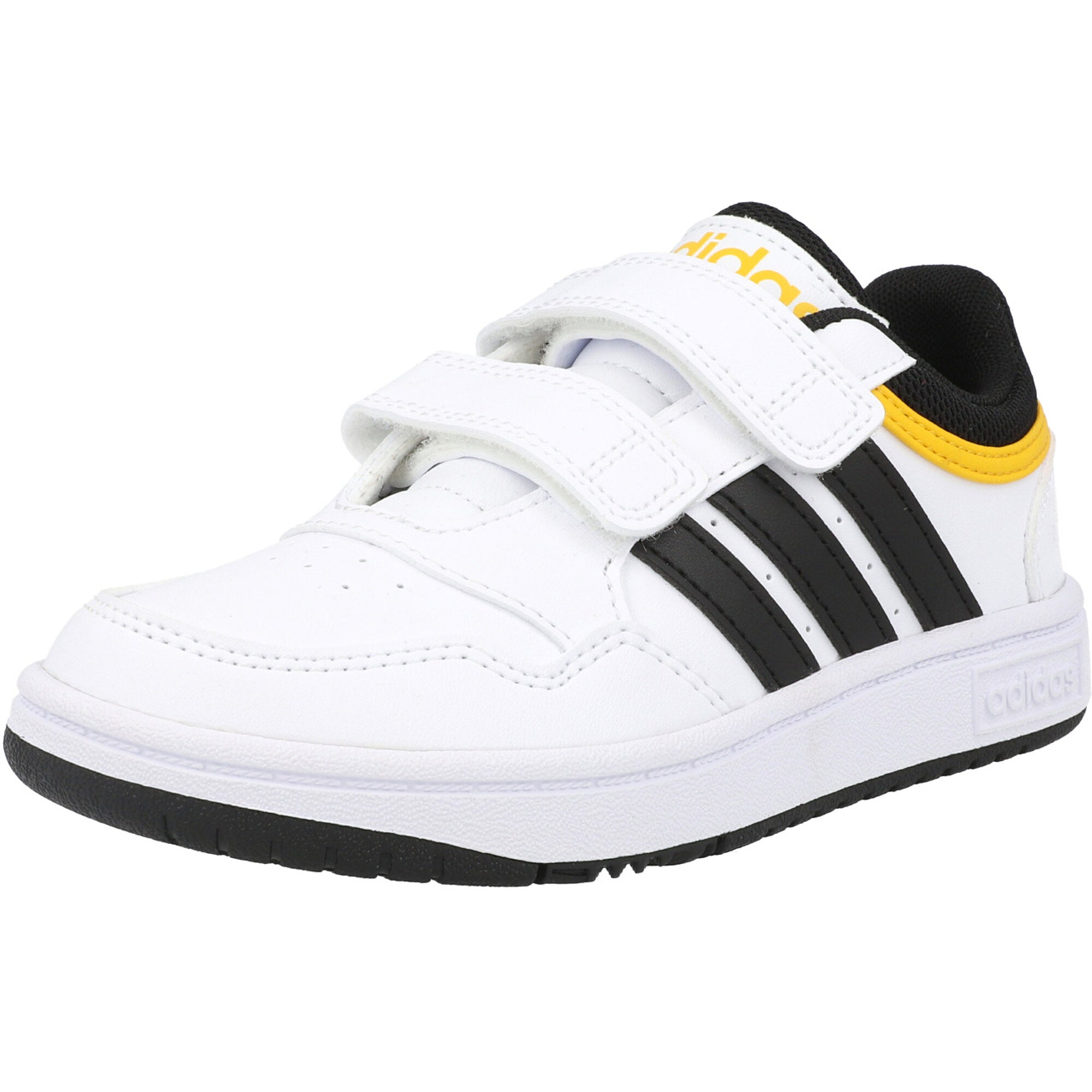 adidas Hoops White Black Kids Trainers – Awesome Shoes