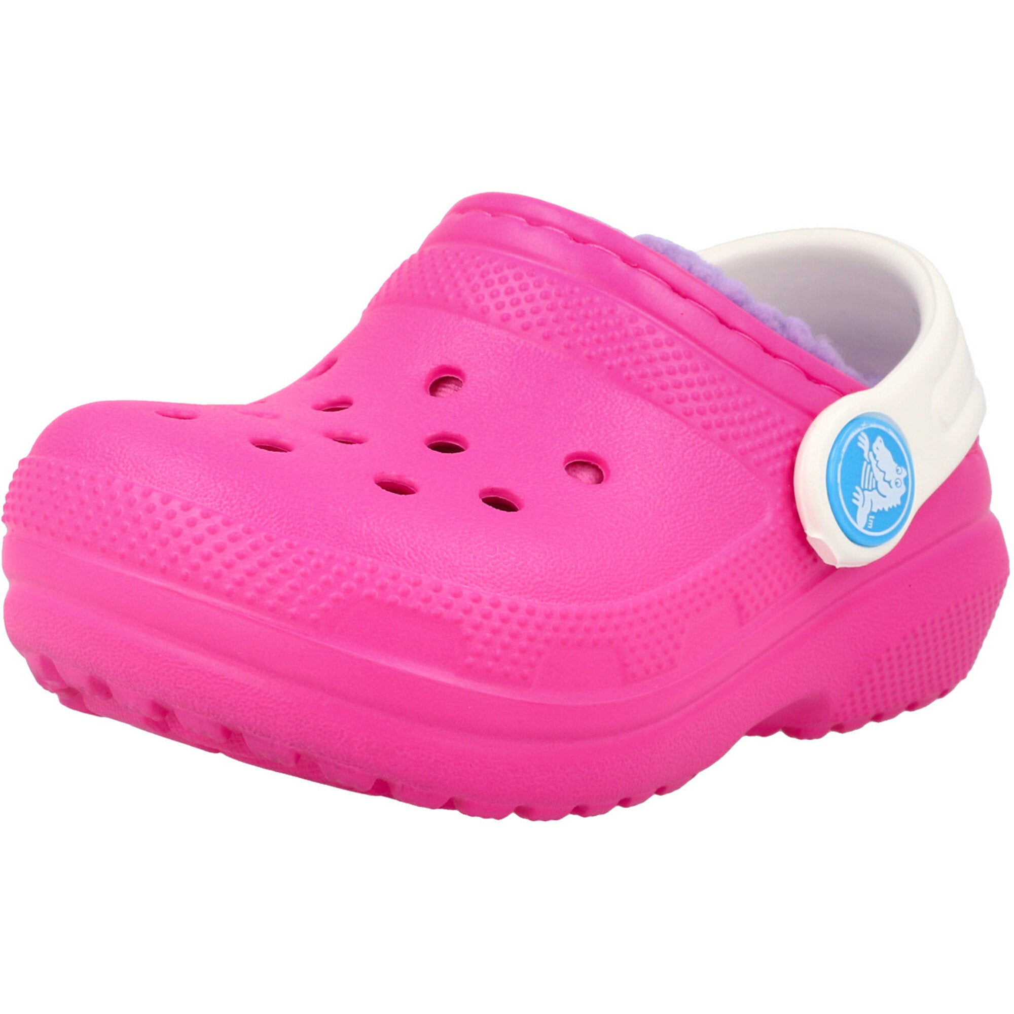 Crocs Kids Classic Lined Clog Pink Crush Multi – Awesome Shoes