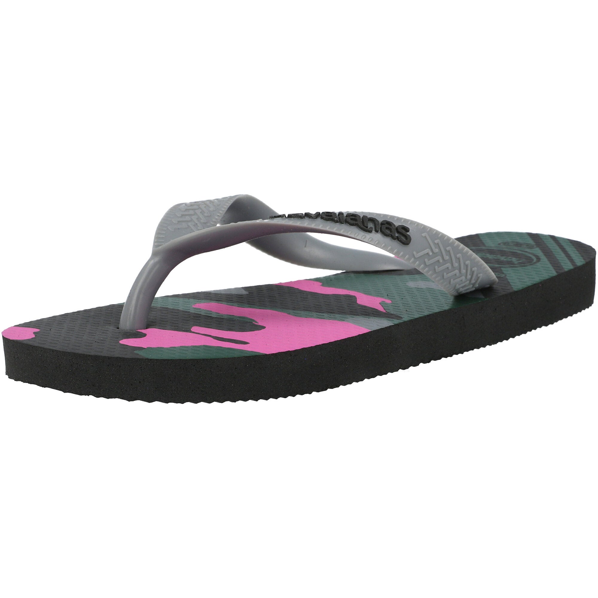 Havaianas Kids Top Camu Black Flip Flops โ Awesome Shoes
