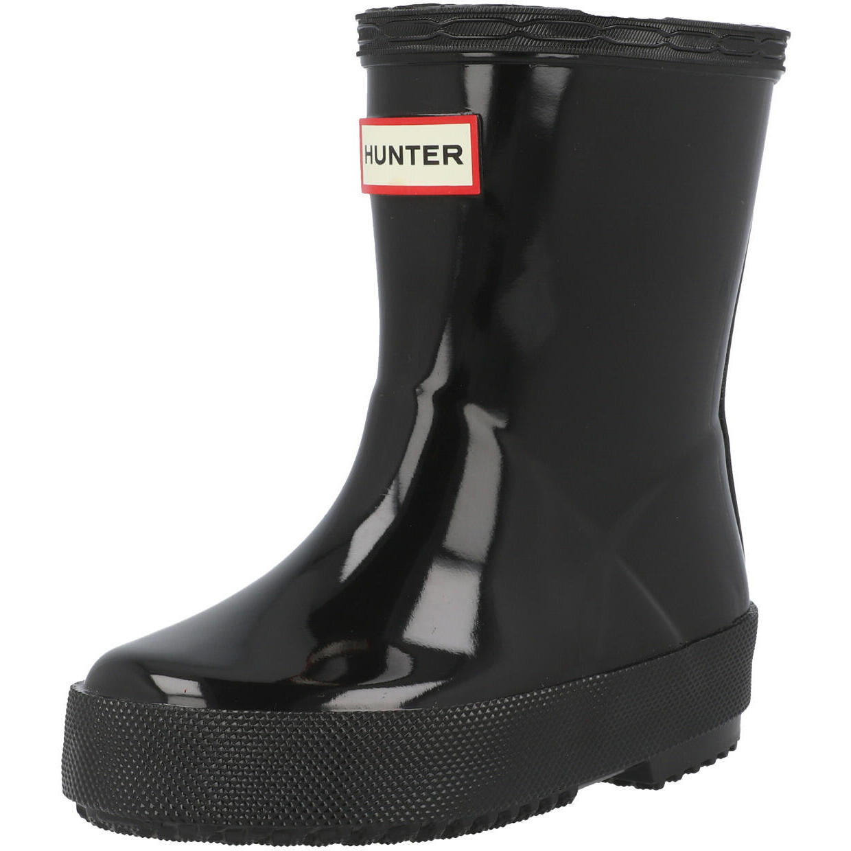 Hunter Kids First Classic Gloss Black Wellington Boots – Awesome Shoes - Main Image