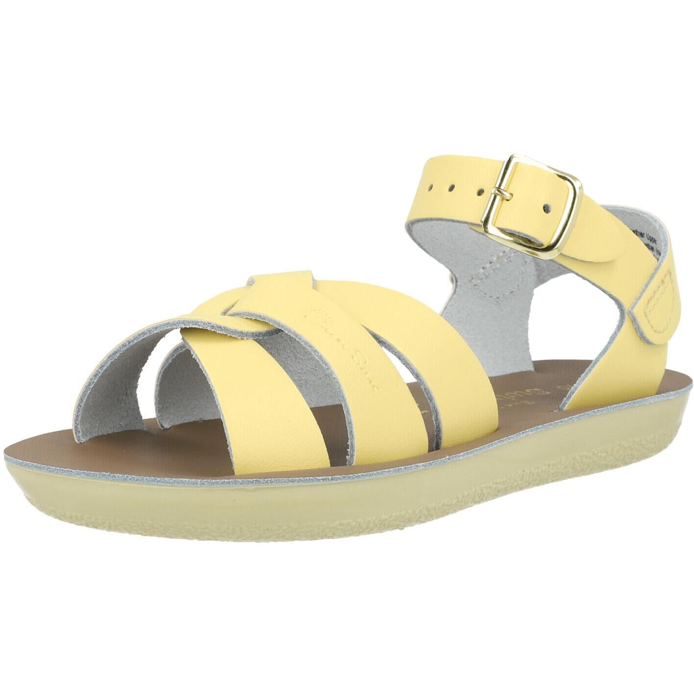 Salt-Water Sun-San Swimmer Butter Yellow Sandals for Children