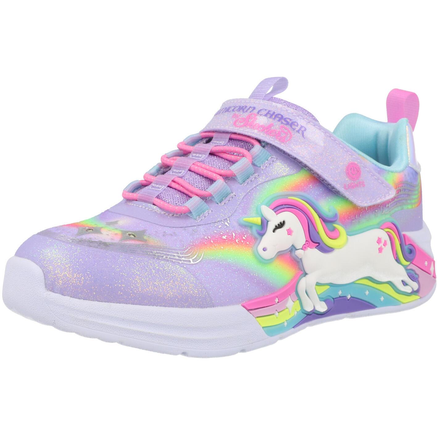 Skechers S Lights Unicorn Chaser Lavender 302298LLVMT