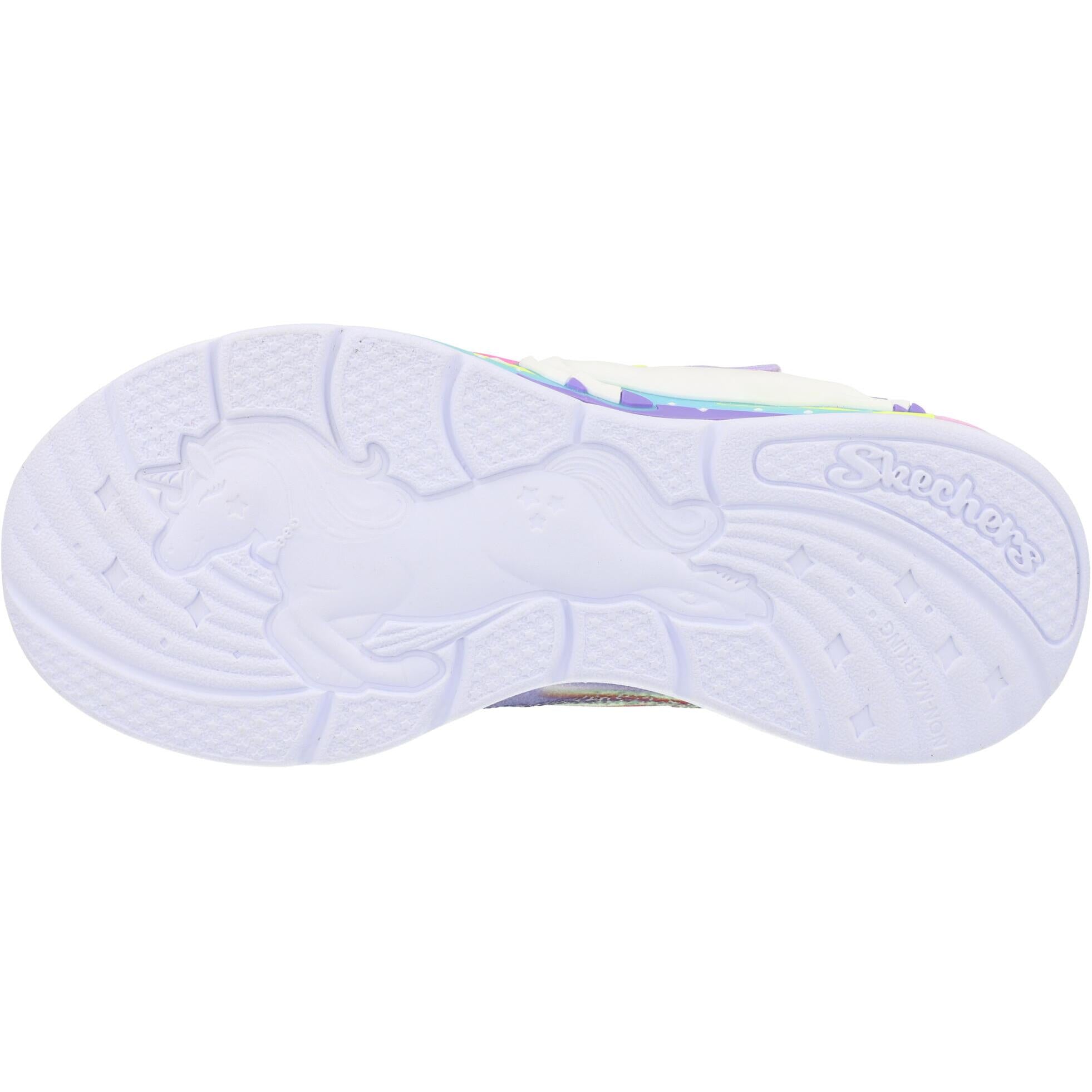 Skechers S Lights Unicorn Chaser Lavender 302298LLVMT