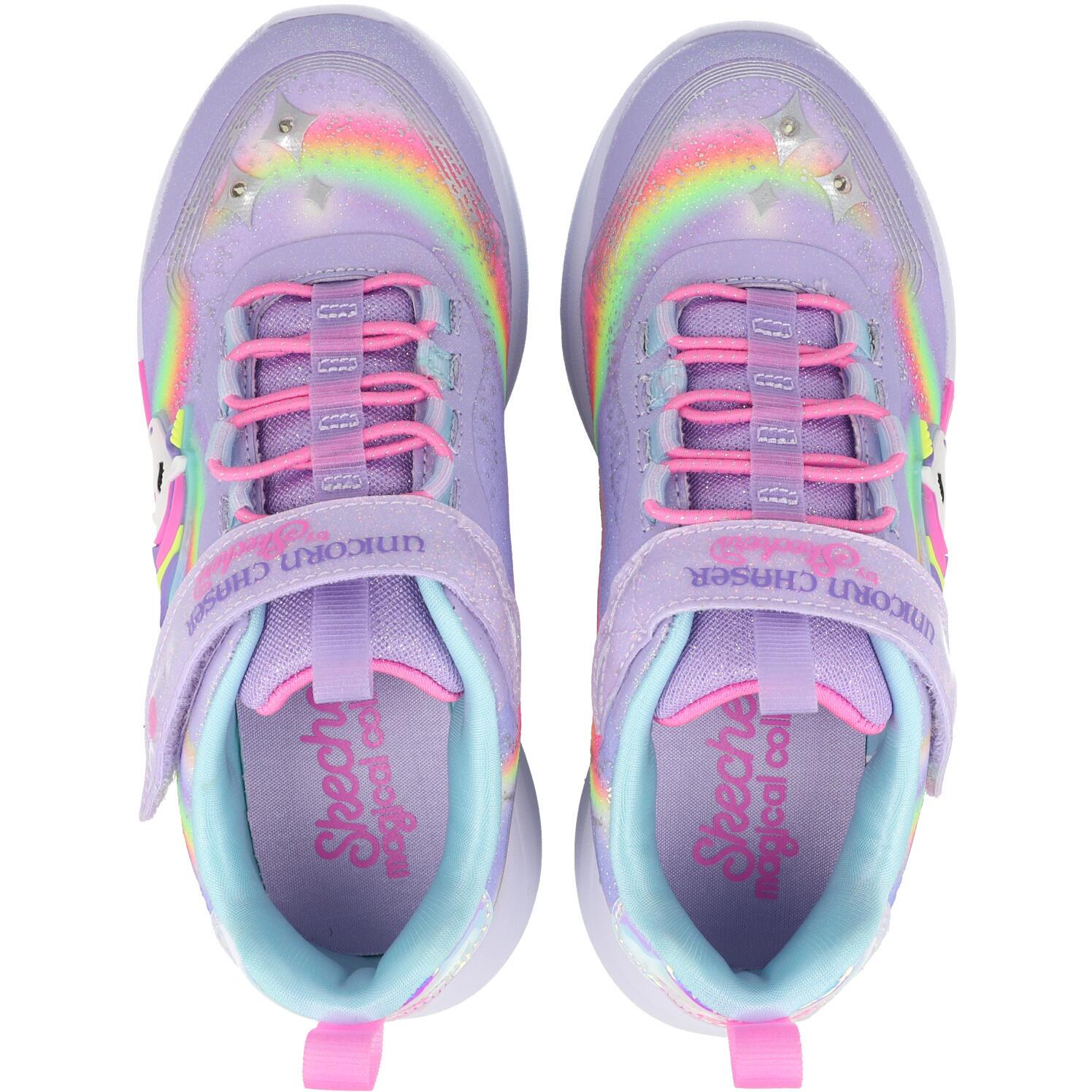 Skechers S Lights Unicorn Chaser Lavender 302298LLVMT