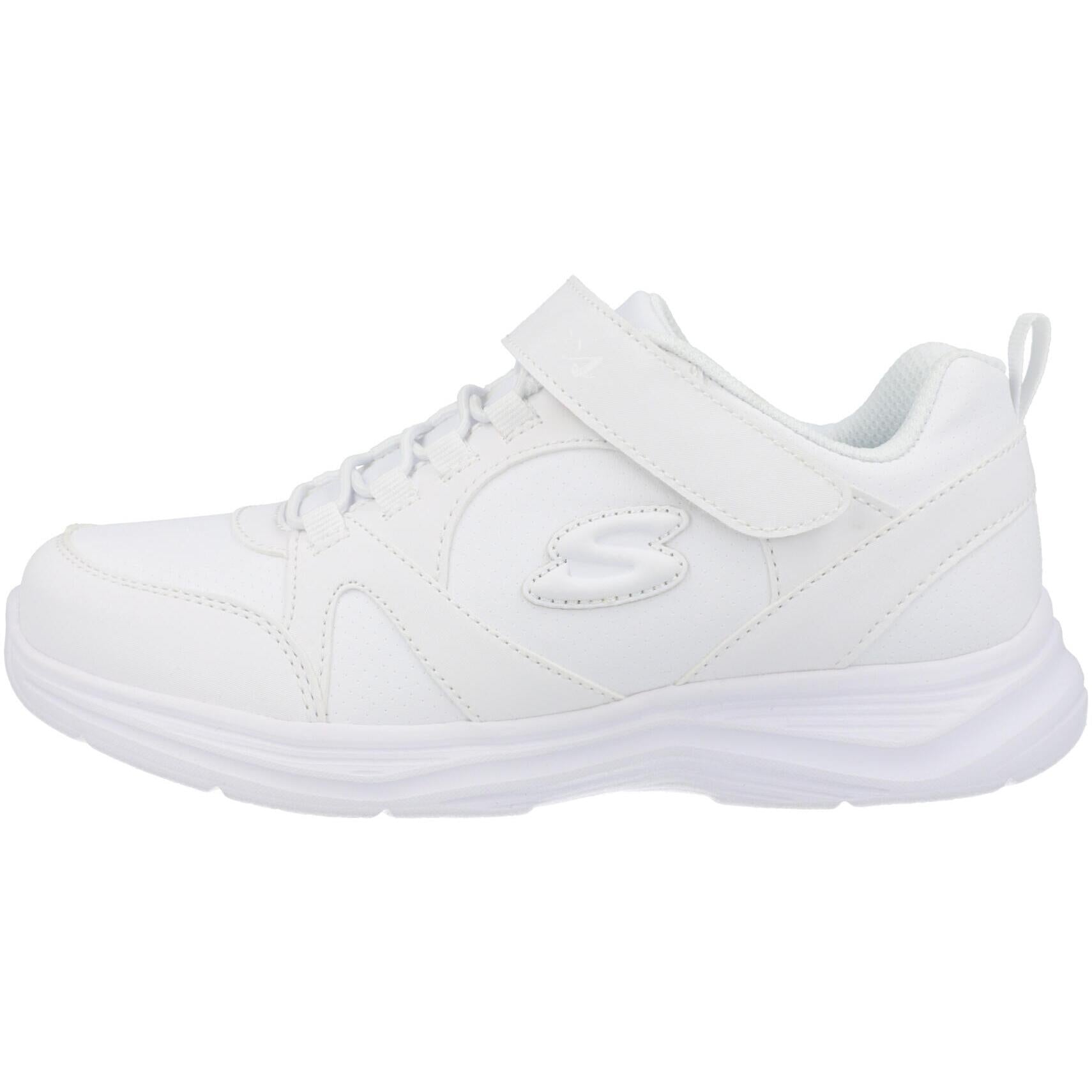 Skechers Glimmer Kicks School Struts White 81445LWHT