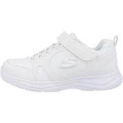 Skechers Glimmer Kicks School Struts White 81445LWHT
