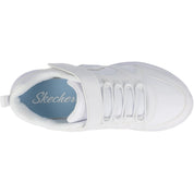 Skechers Glimmer Kicks School Struts White 81445LWHT