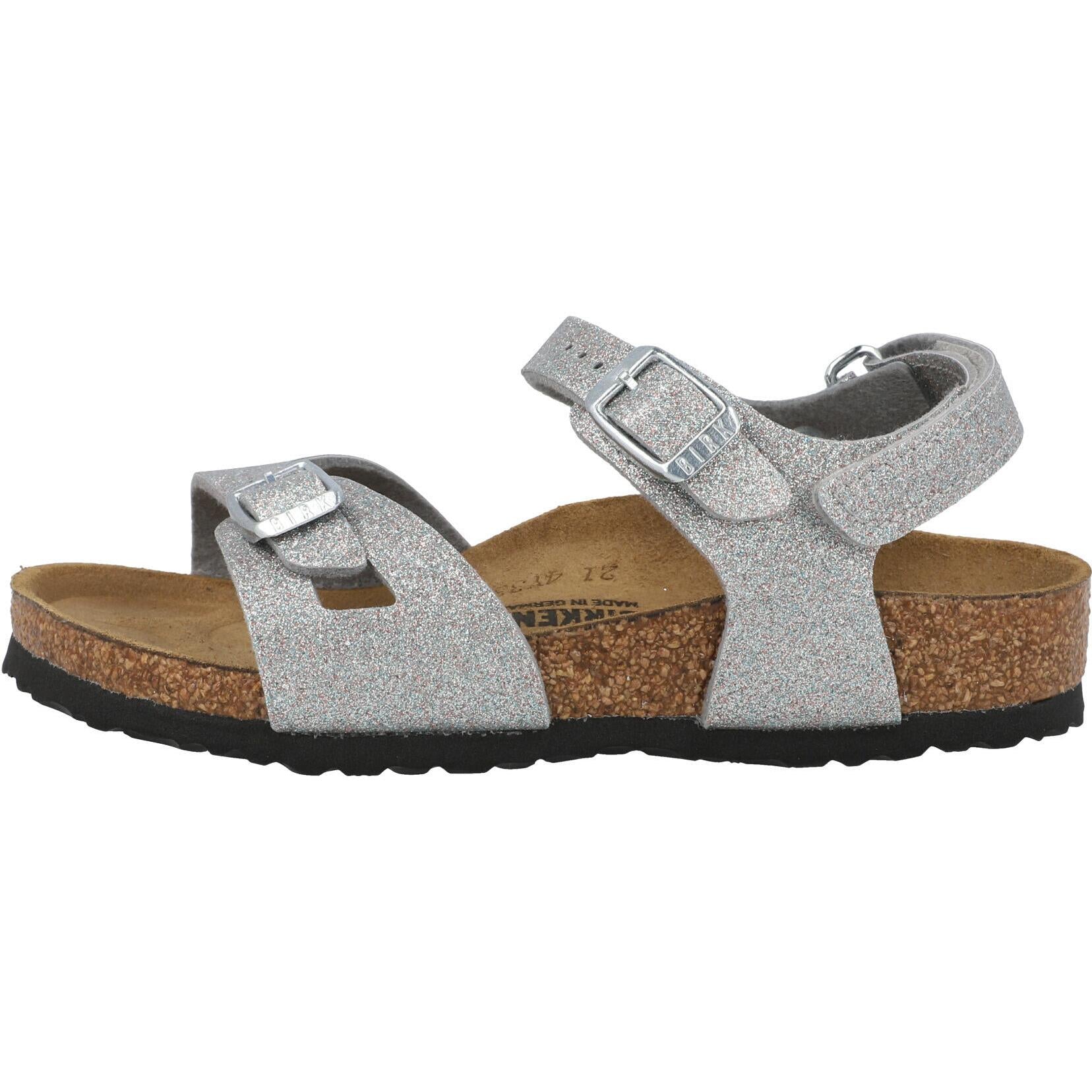 Birkenstock Rio Kids Sparkling Light Silver 1029477
