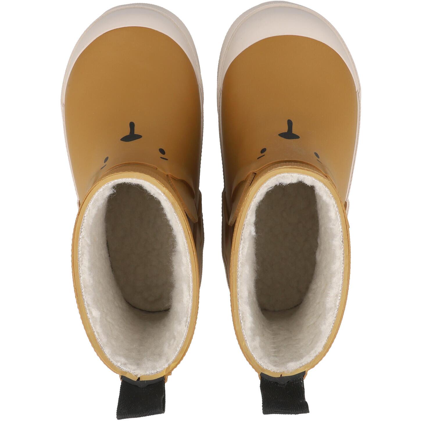 Liewood Jesse Bear Thermo Rainboot Golden Caramel LW203283050