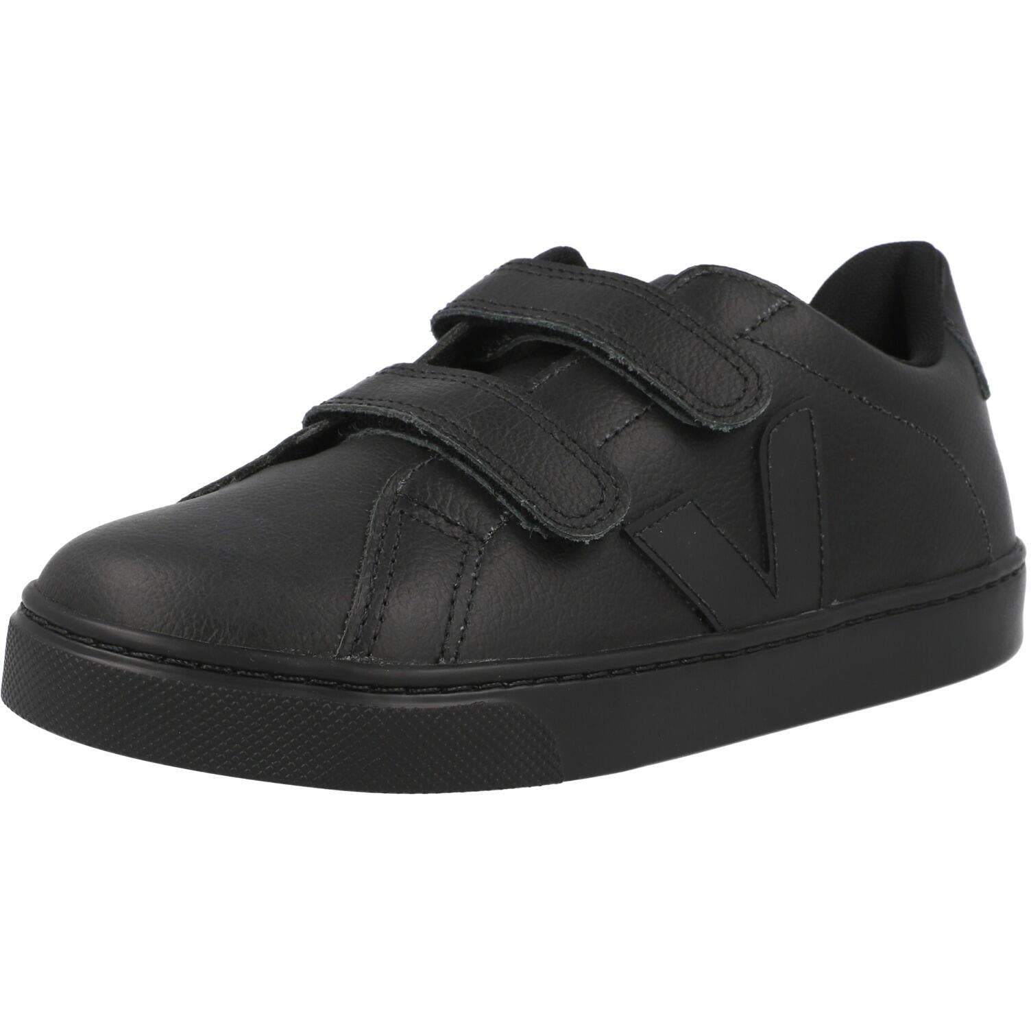 Veja Esplar Black Leather Trainers – Awesome Shoes