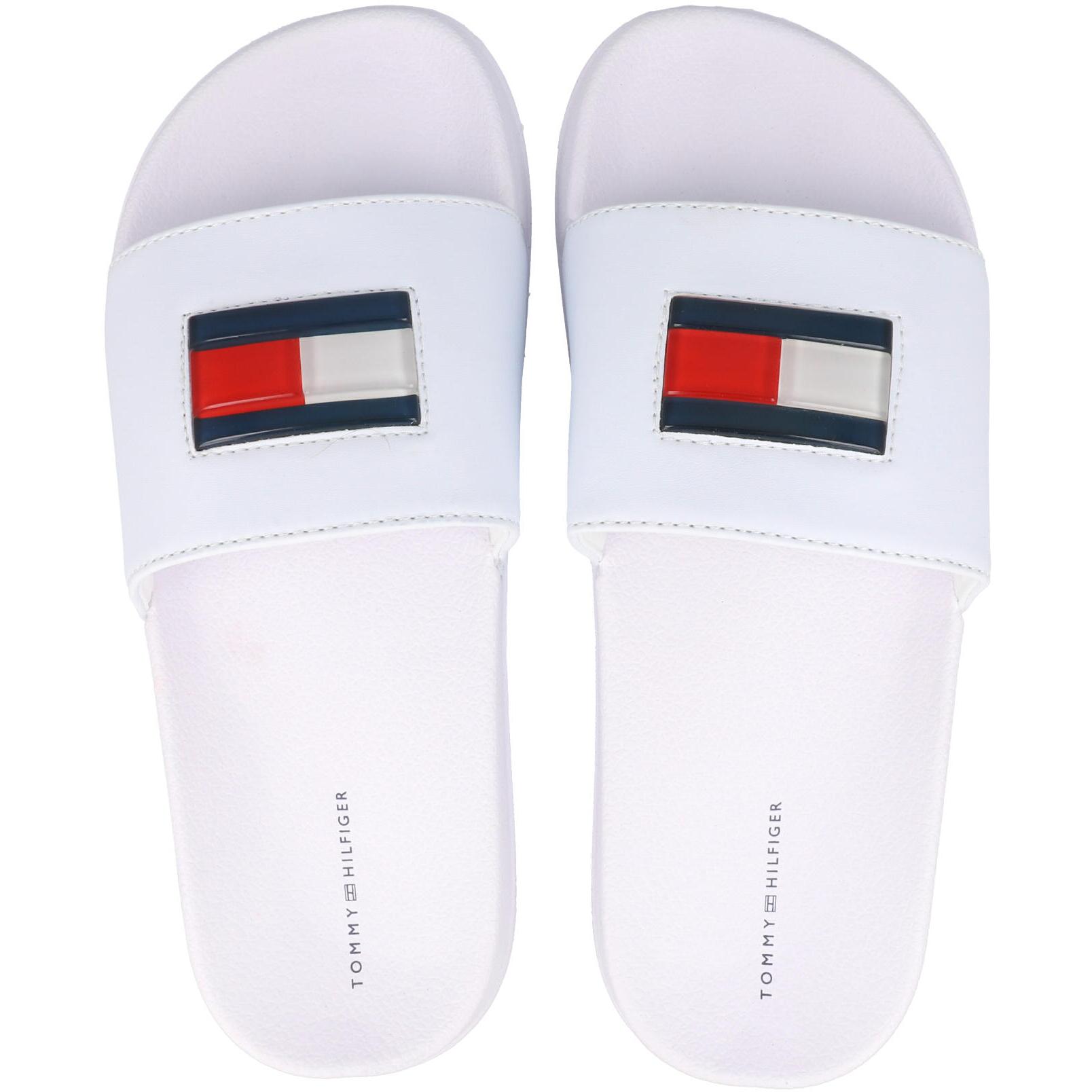 Tommy Hilfiger Flag Print Pool Side White T3B0329301172100