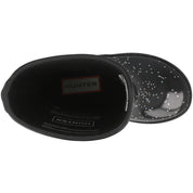Hunter Kids First Giant Glitter Boot Black HFRK0038252BLK