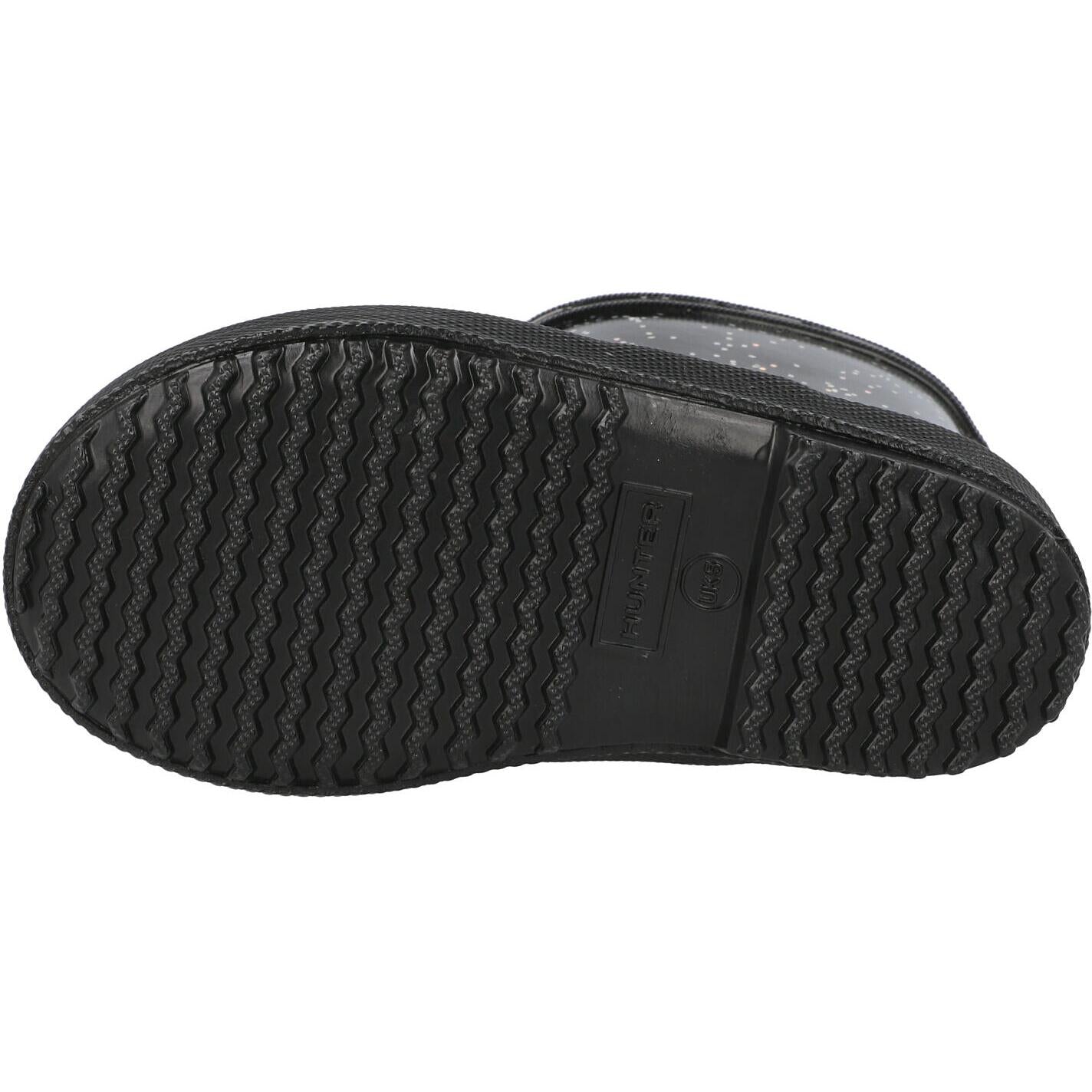 Hunter Kids First Giant Glitter Boot Black HFRK0038252BLK