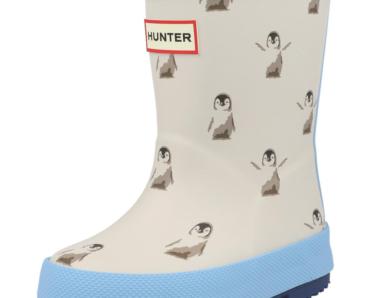 Hunter Kids First Penguin Print Boot Sand HFRK0042252EG