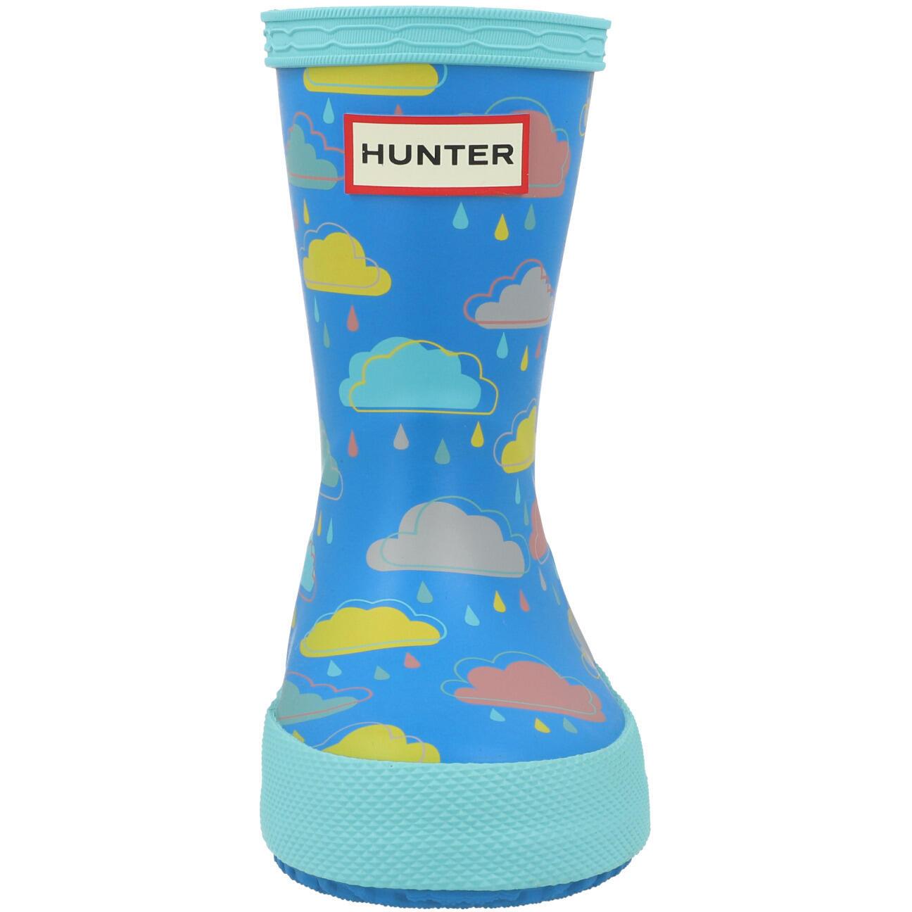 Hunter Kids First Rain Cloud Print Boot Rain Cloud HFRK0040252RC
