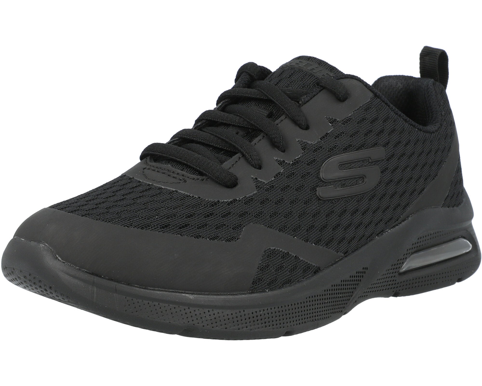 Skechers Microspec Max Black Trainers